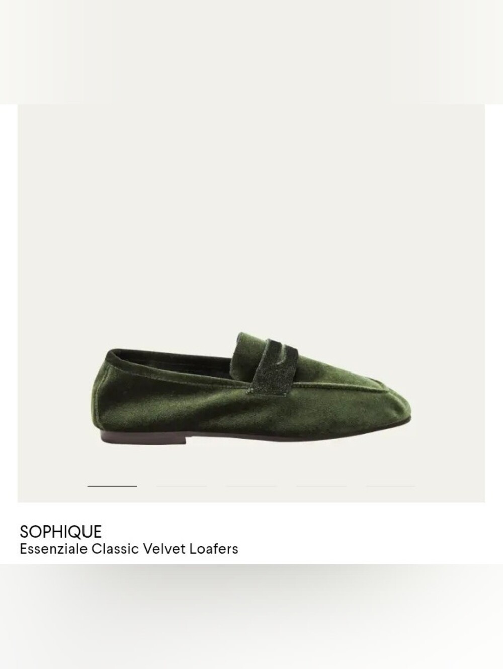 Sophique Milano Essenziale Classic Green Suede Loafers Women's 40